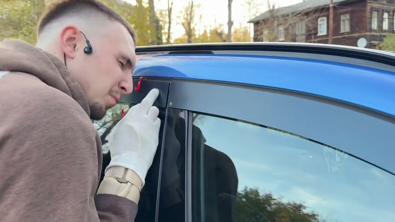 Установка 2Д дефлекторов на BMW X1 II (F48) 