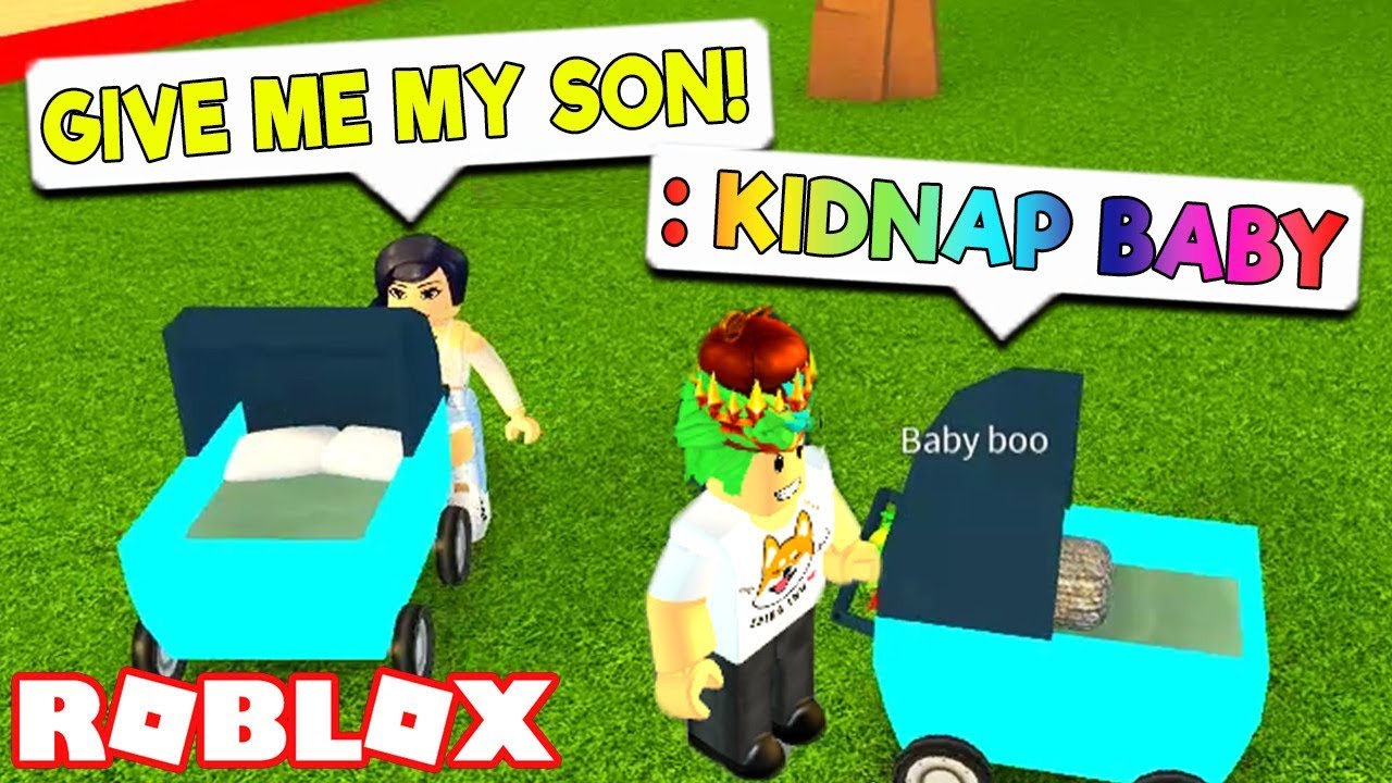 Using Admin Commands To Kidnap An Oders Baby Roblox Adopt And