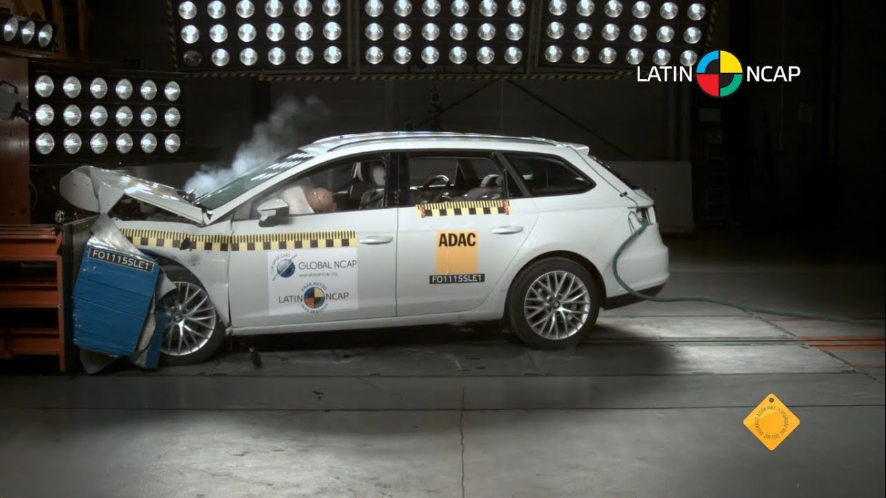 Latin Ncap Seat Leon St 6 Airbags 5 Star Safety Rating Youtube