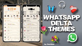 🍄 WhatsApp Delta themes | Temas para WhatsApp Delta [cute, aesthetic] 2022 | @theriboo 🌻 screenshot 5