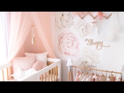 BABY NURSERY REVEAL! ~ [ Baby Girls Room Tour ] ~ Nursery Inspiration
