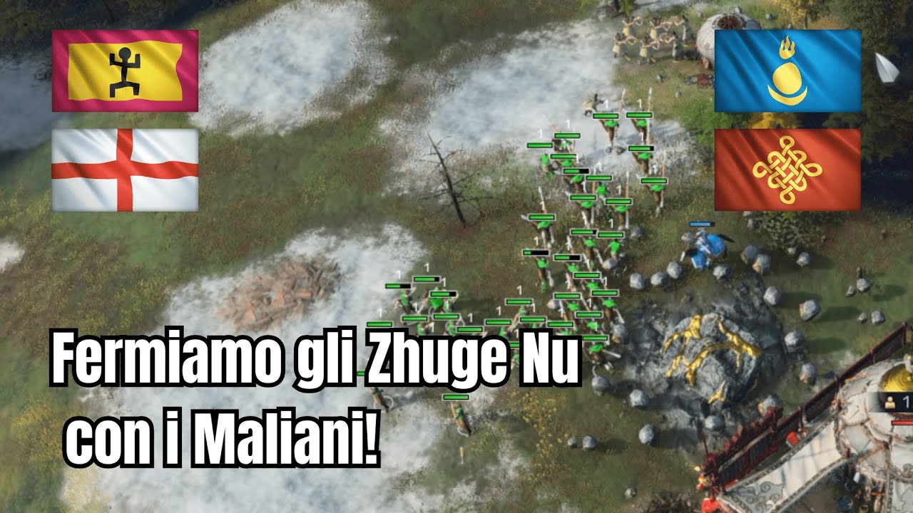 Fermiamo gli Zhuge Nu con i Maliani! – Age of Empires 4 Gameplay