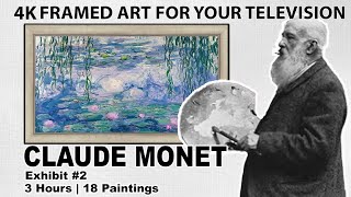 Claude Monet 4K Exhibit #2 Framed Matted Artwork Art Screensaver Wallpaper Slideshow for tv 3hr. screenshot 2