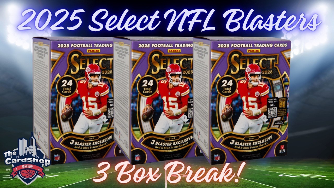2025 Select NFL Blaster Box Rip x 3!!