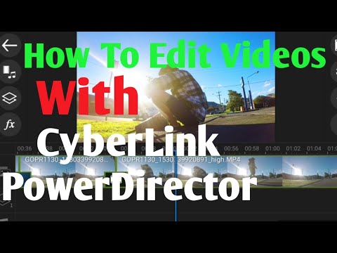 video editing cyberlink powerdirector