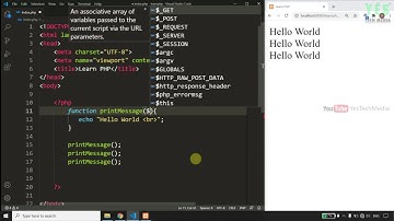 Functions | PHP Malayalam Tutorial | Part 16 of 22 |
