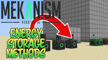 Mekanism Power Storage - Induction Cells, Providers, and Matrix - Minecraft Mekanism Mod Spotlight