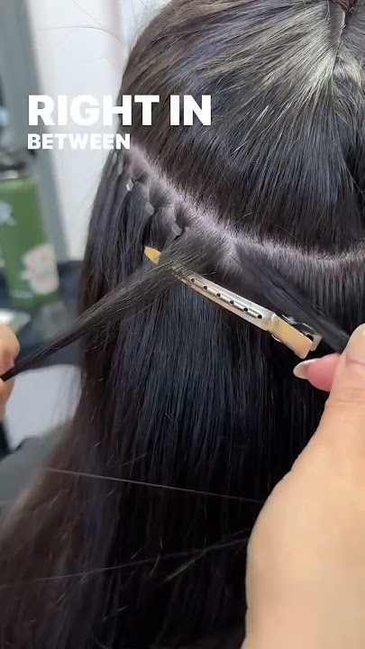 Let's share some love for Beaded Extensions! 💗 Babe has I-tip extensions &  Flat-tip extensions (in video) both beaded methods give you 360 degree, By Babe Hair Extensions
