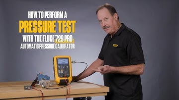 How to Perform a Pressure Calibration Test on a Pressure Transmitter with the Fluke 729 Pro