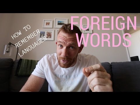 MEMORIZING FOREIGN WORDS
