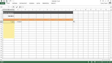Excel - Bereiche und Namen Tutorial: ZW-Funktion als Array |video2brain.com