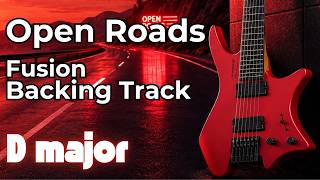 Driving Fusion Backing Track - Open Roads (D major)