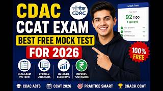 CDAC CCAT 2026 Best FREE Mock Test | Real Exam Level Questions | Boost Your Rank