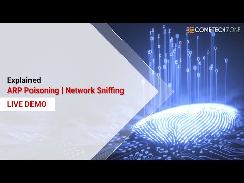 Explained ARP Poisoning | Network Sniffing | Live Demo on Website