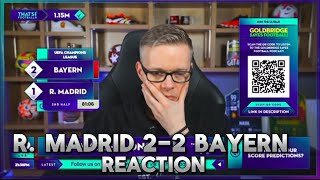 Marks reaction to Real Madrid 2-2 Bayern Munich