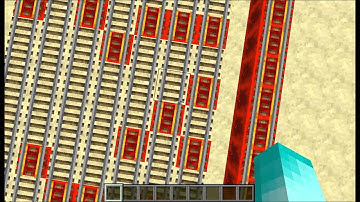 Minecraft 1.7.2 1.7.4 Powered Rail efficiency test