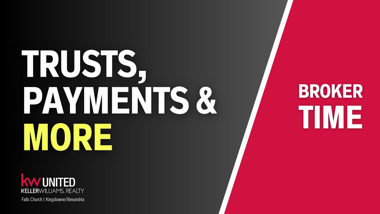 Trusts, Payments and more