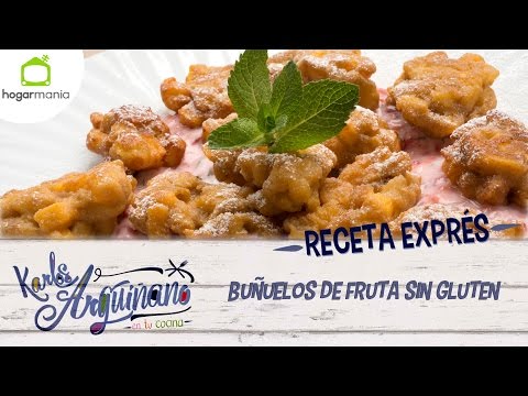 Receta Exprés: Buñuelos de fruta sin gluten
