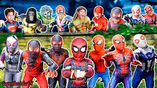 What If 10 SPIDER-MAN in 1 HOUSE...?? || KID SPIDER-MAN destroy ZOMBIE Rescue All Superhero + More