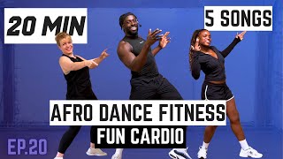 Afro Dance Fitness Workout | 20 Min Fun Cardio | Burn Calories | Afroletics EP. 20