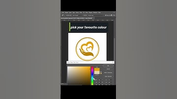 CHANGE COLOR OF LOGO TO ANY COLOR IN SECS #photoshop #adobephotoshop #shorts