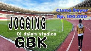 Jogging Pertama Di Dalam Stadion Gbk - Seru Banget