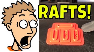 Using Rafts in Cura Slicer V4.8 on Ender 3 V2