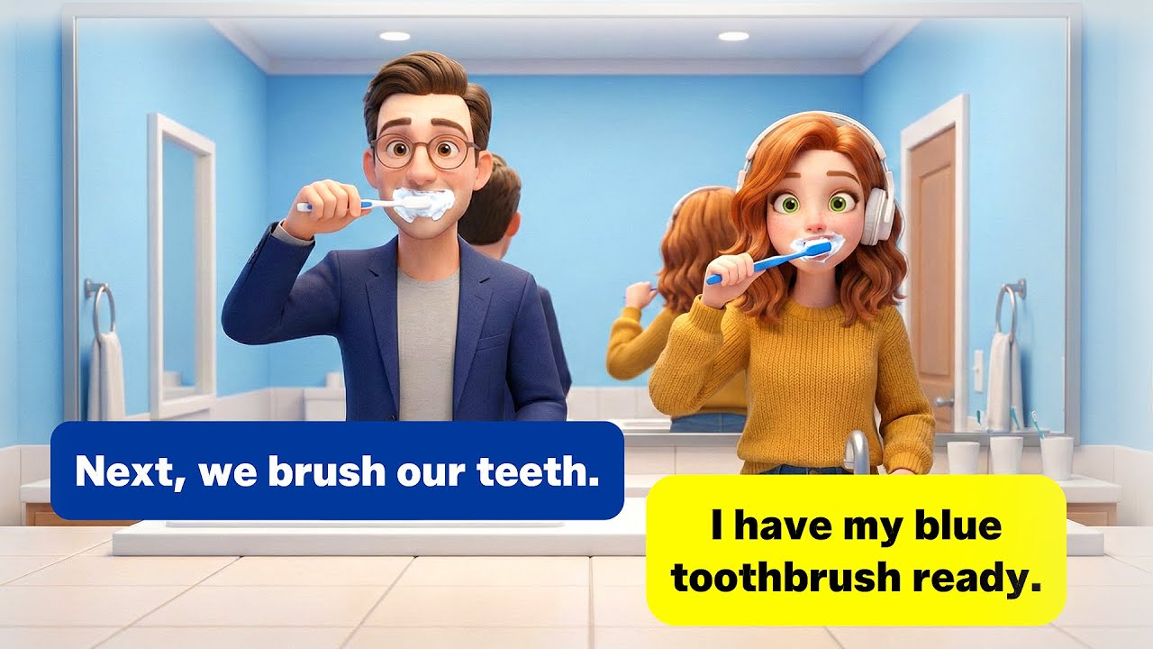 Easy English Daily Conversation | Morning Routine Story for Beginners