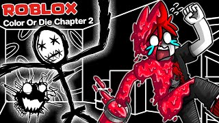 Roblox : Color or Die #2 🎨บทที่2 เพื่อนใหม่ของปีศาจหน้าบึ้ง !!!