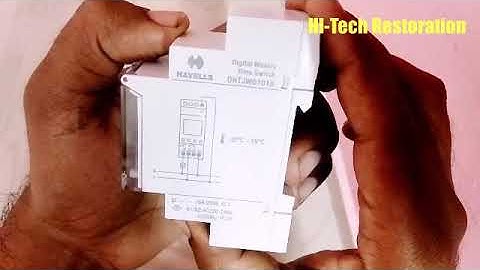 Havells Digital Weekly Time switch DHTJW01016 in Malayalam #digital timer serting malayalam