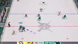 Playing nhl 24 custom teams