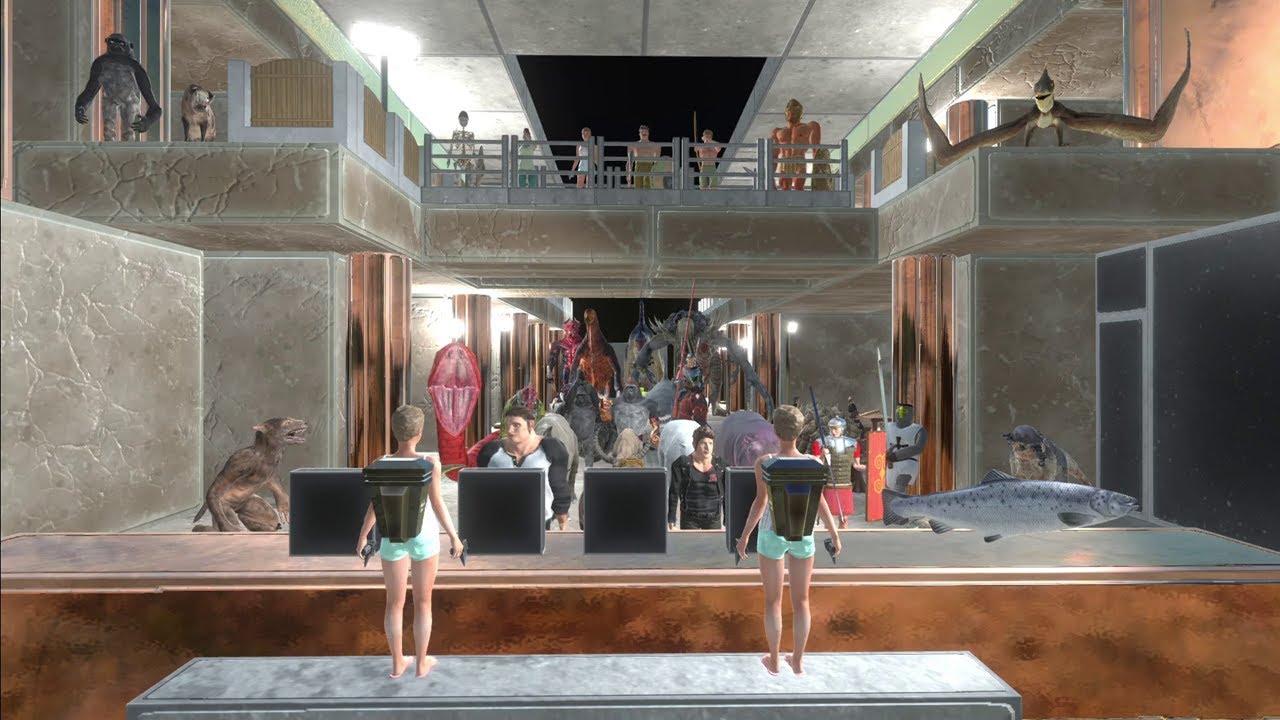 Shopping mall cash register and all ARBS units! - Animal Revolt Battle Simulator