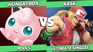 Cashbox 45 - Hungrybox (Jigglypuff) Vs. Kask (Min Min, Terry) Smash Ultimate - SSBU