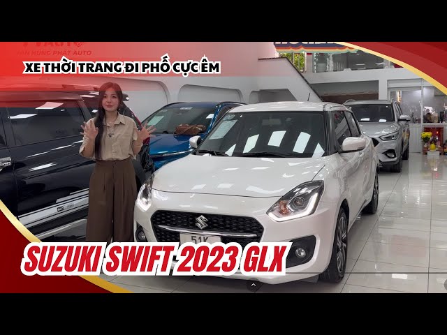 Xe hạng B hatchback Suzuki Swift 2023 GLX như mới, xe nhỏ gọn gia đình dùng cập bến THP 28/10