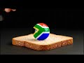 *AFRICAN SPECIAL* All 54 African Country Flags Spread On Toast 🍞🌍 Oddly Satisfying ASMR ✨