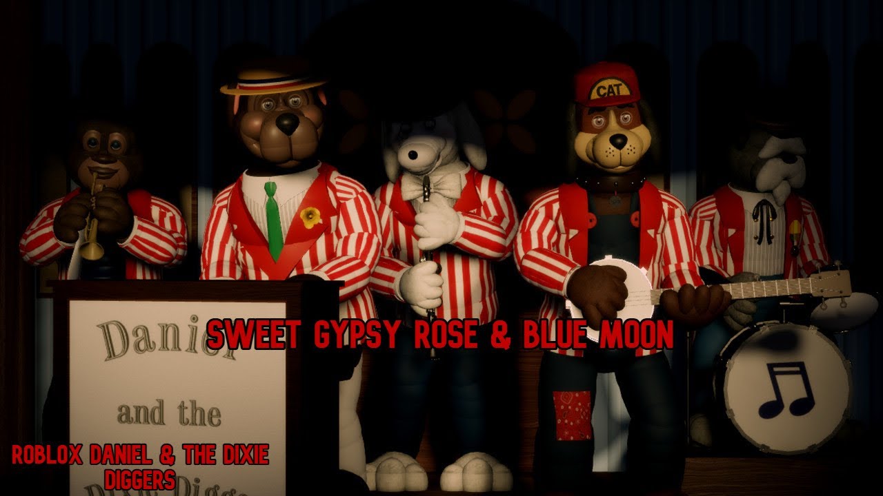 Roblox Mark twains Riverboat Playhouse Daniel and the Dixie Diggers Sweet Gypsy Rose & Blue Moon