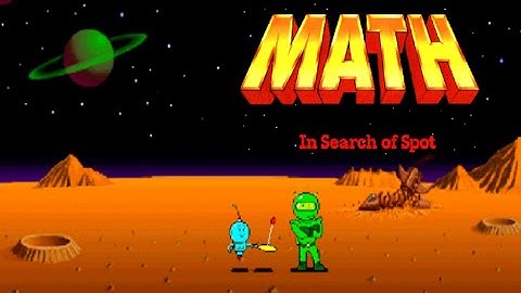 Math Blaster In Search of Spot - Intro (PC - 1993)