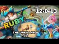 RUBY x ANGELA THE UNKILLABLE DUO | BEST CORE BUILD S26 | TOP GLOBAL RUBY | ikanji | MOBILE LEGENDS