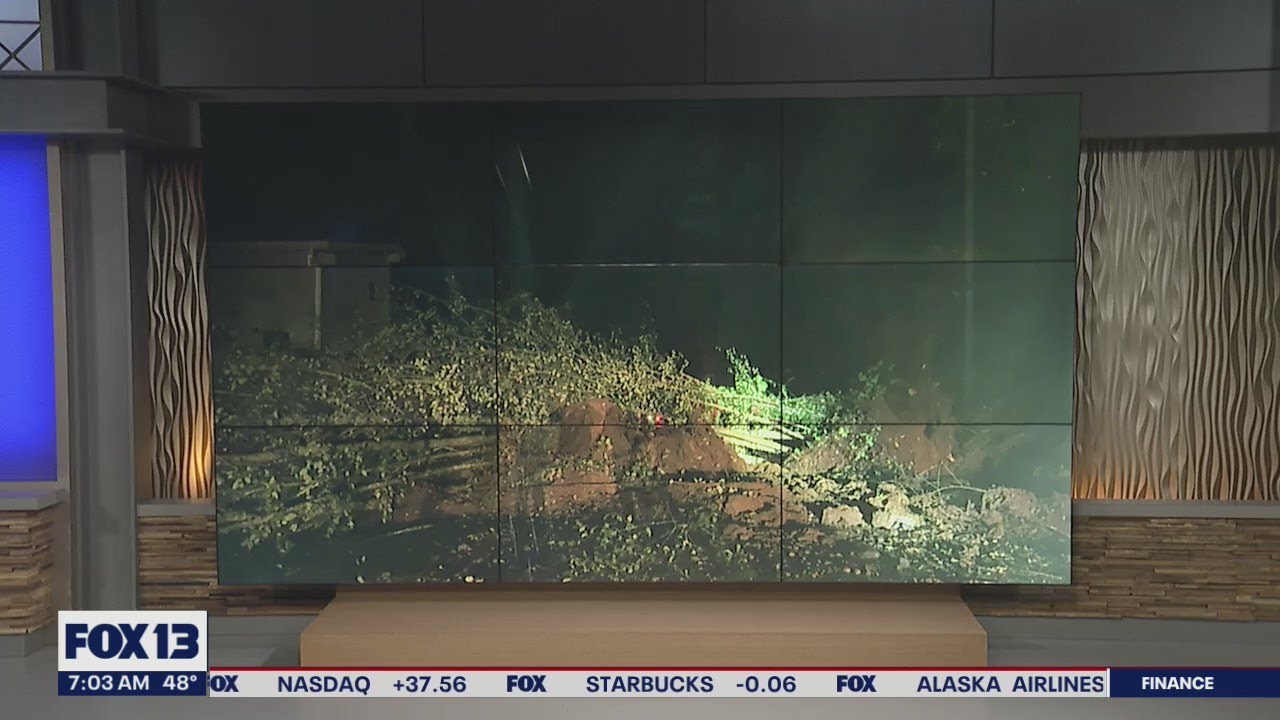 Mudslide in Mason County | FOX 13 News - YouTube
