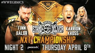 Nxt Takeover Stand & Deliver 2021 - Official And Full Match Card Hd