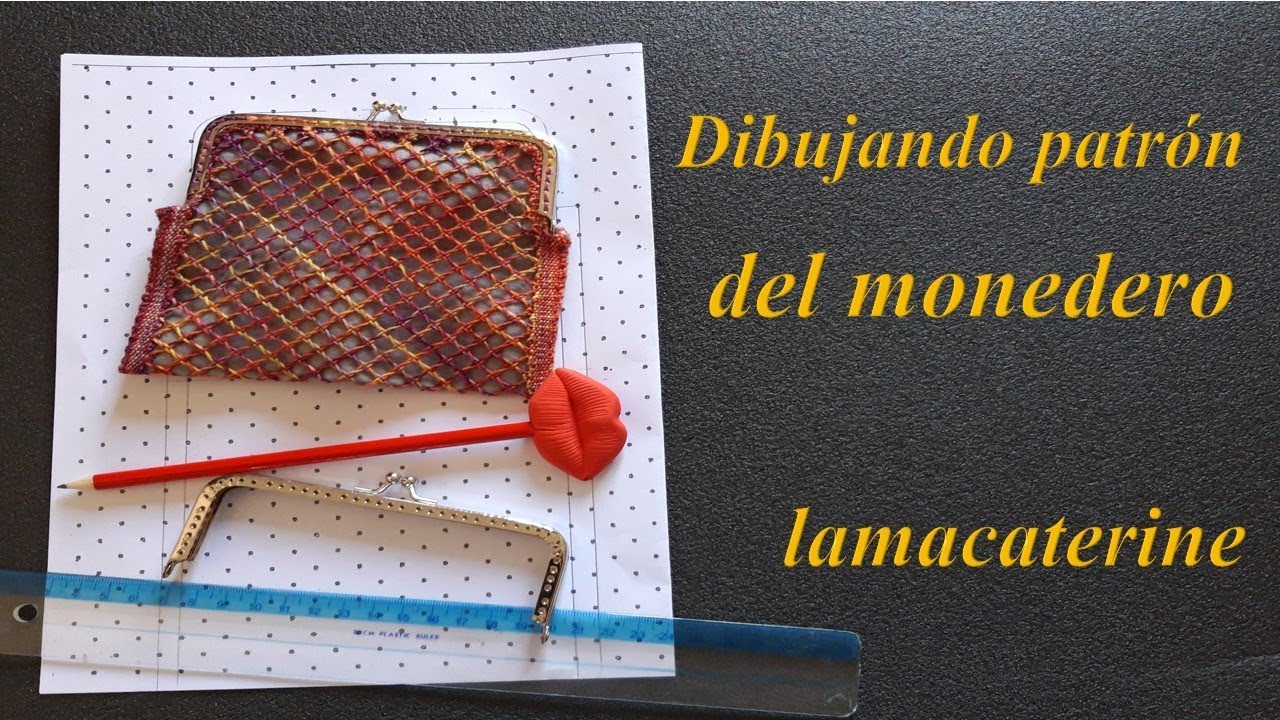 Curso gratis encaje de bolillos Nivel 0: Dibujando el monedero