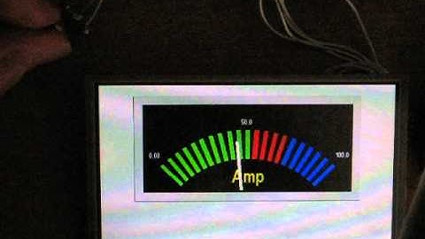 JP Serial TFT LCD Module Meter function Test Video2