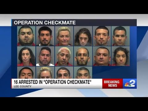 We are coming for you:' Lee County sheriff says drug operation busted 16  dealers, more wanted - YouTube