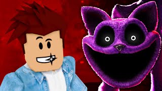 Кот ДРЕМОТ в Poppy Playtime с Кидом в Роблоксе 💜🐱Фабрика игрушек Playtime Chapter 3 Story Roblox