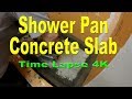 How to install mud on concrete in a shower pan for a tile shower stall How to install mud on concrete in a shower pan for a tile shower stall