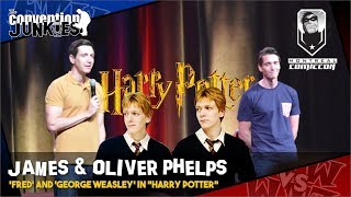 Harry Potter Stars James & Oliver Phelps (Fred & George Weasley) Montreal Comiccon 2019 Q&A Wealth