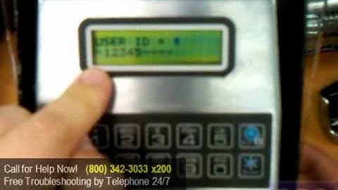 LaGard SmartGard Electronic Safe Keypad - Using Program Code to Add New Master User
