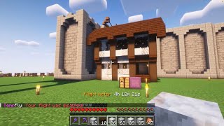 Ich baue das ERSTE HAUS in der BURG!!! | Minecraft