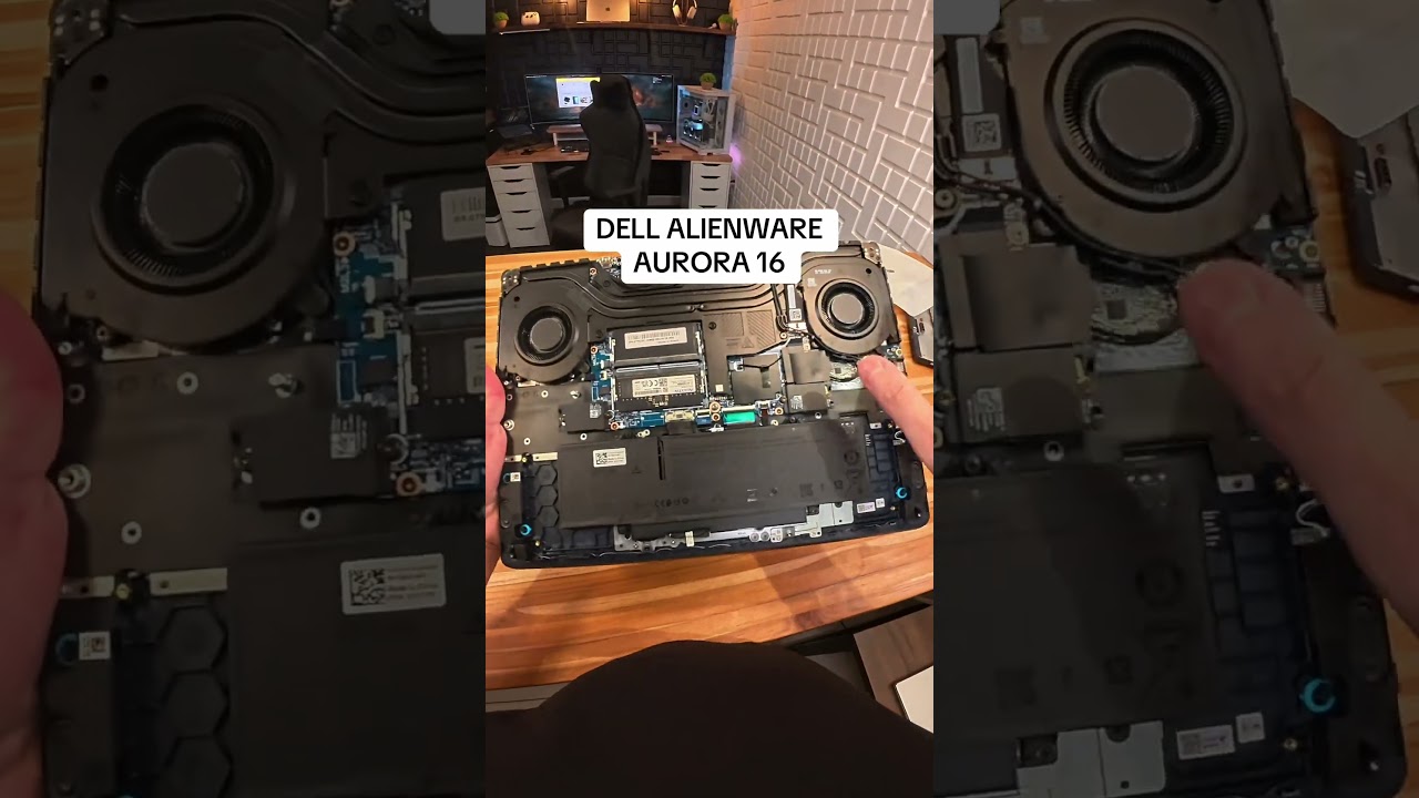 Notebook Dell Alienware Aurora 16 - Parte interna 