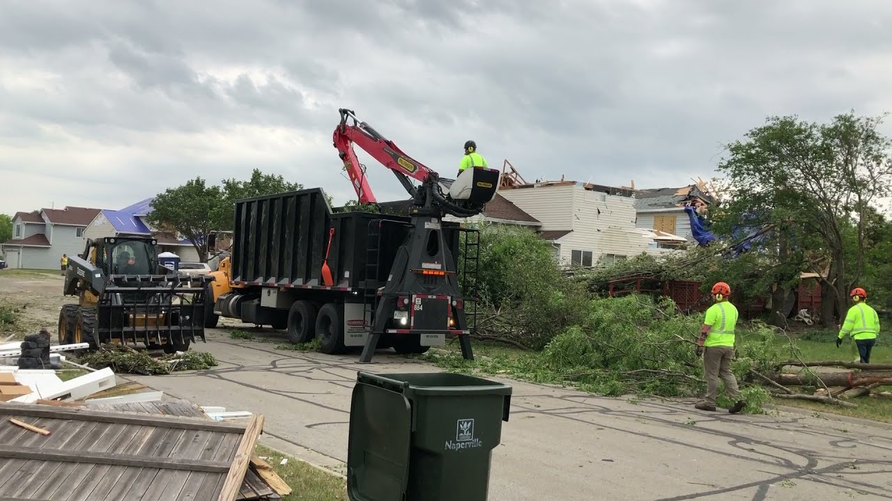 Naperville Tornado Clean Up 2021- Massive Bulk Cleanup